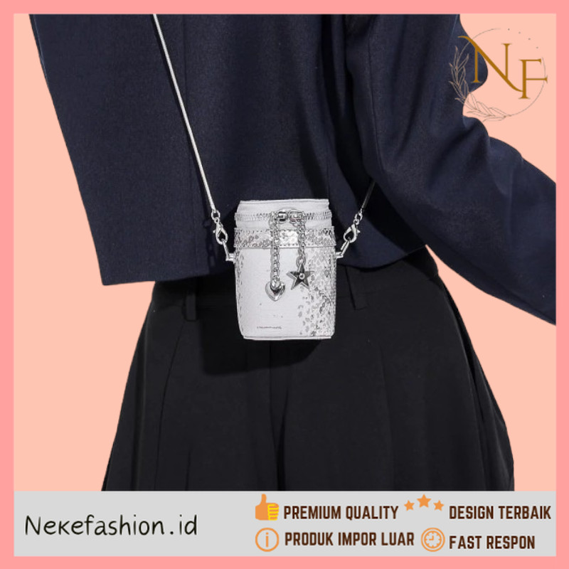 NEKE FASHION Premium Kualitas - Tas Wanita Tabung Tas Tabung Wanita Tas Tabung Cewek Tas Cewek Tabun