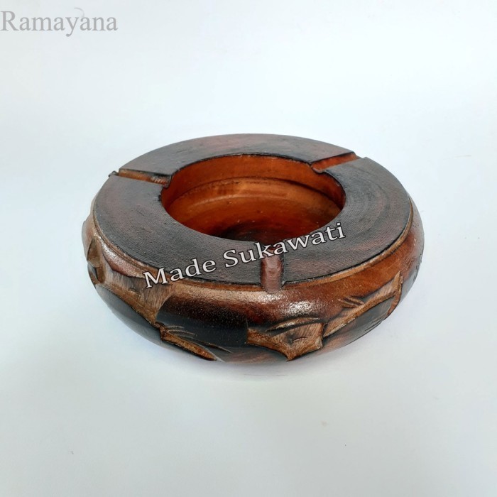 

Asbak Kayu Ukir Bali Kerajinan Tangan Handmade Murah