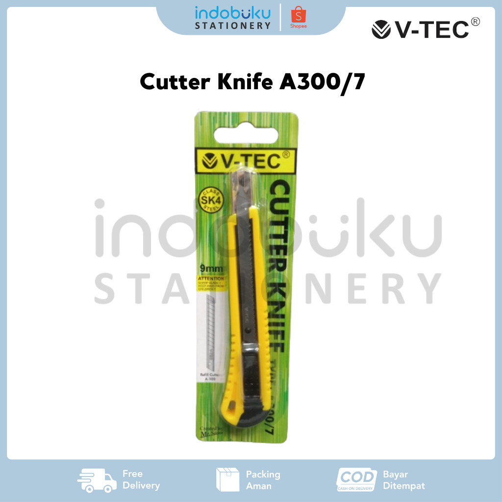 

Cutter Knife V-Tec Cutter Pemotong kertas V-Tec A300/7