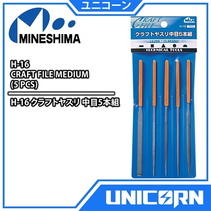 

MINESHIMA CRAFT FILE MEDIUM H-16 (5PCS) KIKIR AMPLAS GUNDAM MODEL KIT