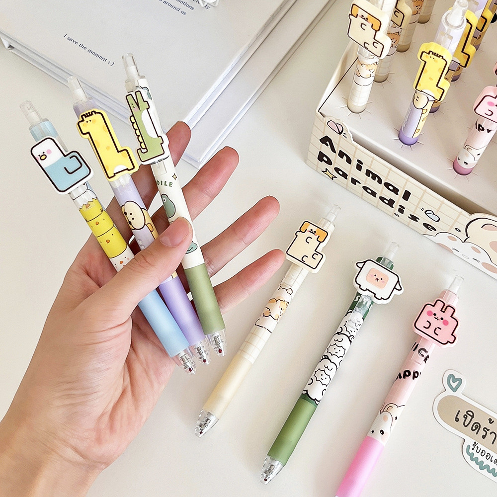 

[HARU] Animal Paradise Series Gel Pen 0.5mm Pulpen Premium