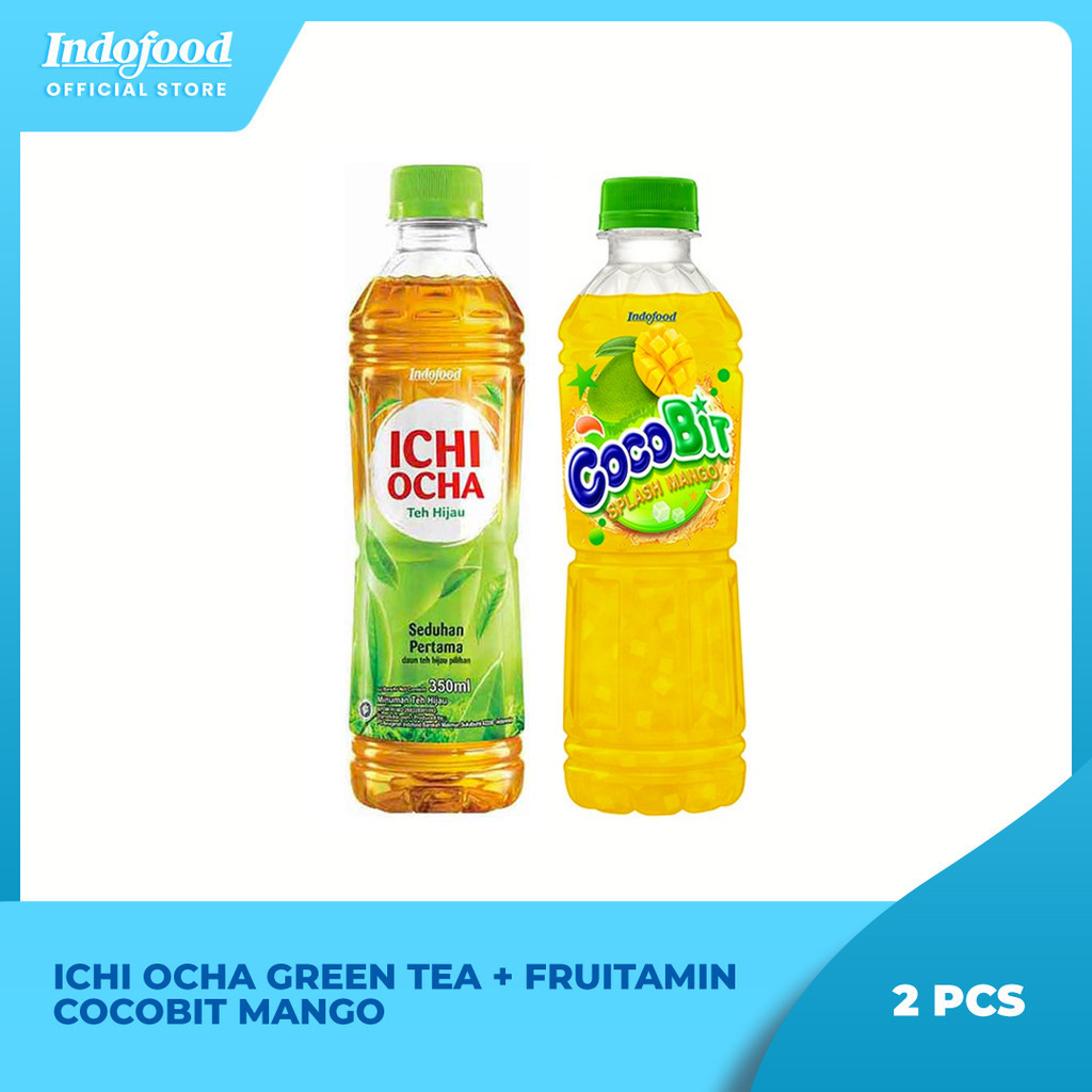 

Ichi Ocha Green Tea + Fruitamin Cocobit Mango