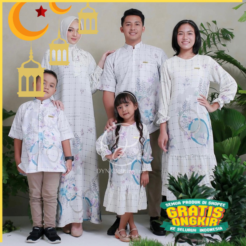 DYN Clothingline Shakana Dress Dewasa Remaja & Kids | Family Set | sarimbit keluarga | baju seragam 