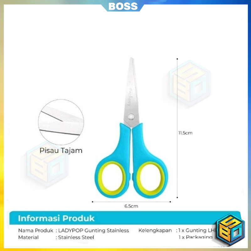 

BOSS MURAH COD (Harga 1 pcs ) gunting KECIL 12CM warna, pemotong, alat potong, gunting warna