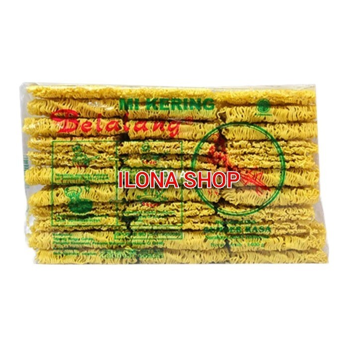 MIE KERING CAP BELALANG 1 PACK ISI 33 PCS MI KUNING KERING MENTAH