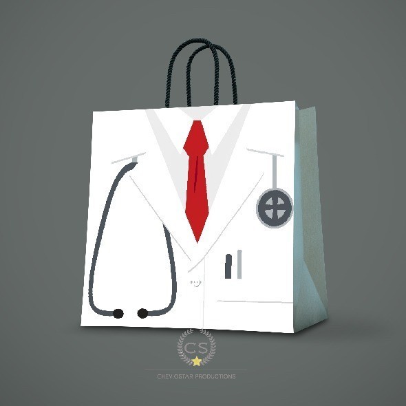 

Andriant Paperbag kedokteran goodie bag dokter souvenir hampers - 1