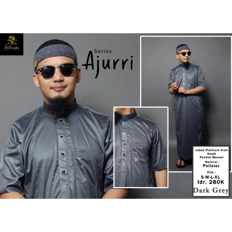 Jubah Pendek Gamis Pendek - Jubah Gamis Al Amwa Lengan Pendek - Gamis Al Amwa Lengan Pendek - Jubah 