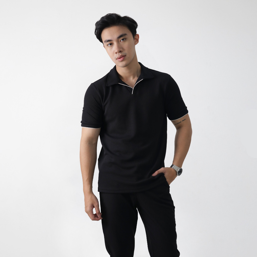 CS48JK MSMO Men Renald Polo Shirt / Kaos Polo Pria / Kaos Pria / Poloshirt / Kaos Kerah
