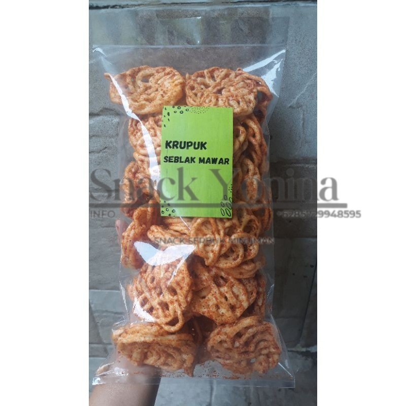 

Krupuk Seblak Mawar berat 250 grGratis Ongkir & COD