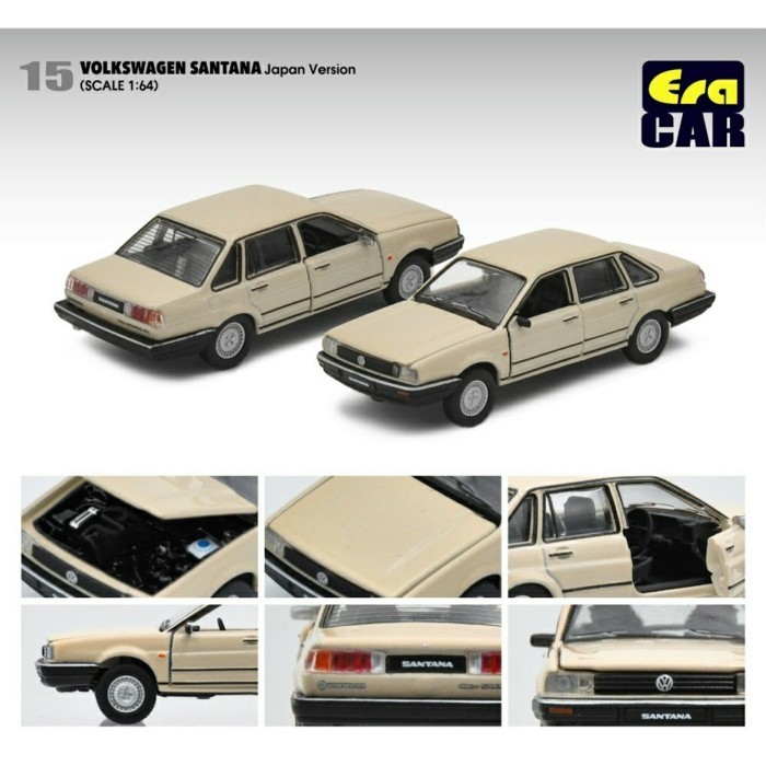 Vincent Era Car 1/64 Volkswagen Santana VW Japan Version Beige