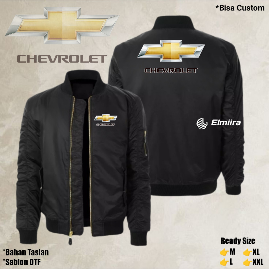 Jaket Chevrolet Bomber Jaket Custom Bomber