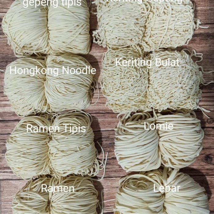 

GRADE S / Bakmi Mentah / Ramen / Fresh Noodle / Bakmi Mentah