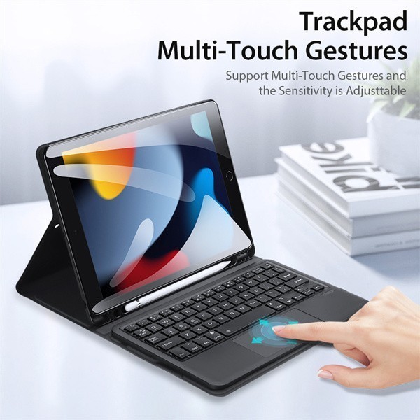 ORIGINAL CASING IPAD 9 8 7 10.2 INCH DUX DUCIS KEYBOARD CASE ORIGINAL