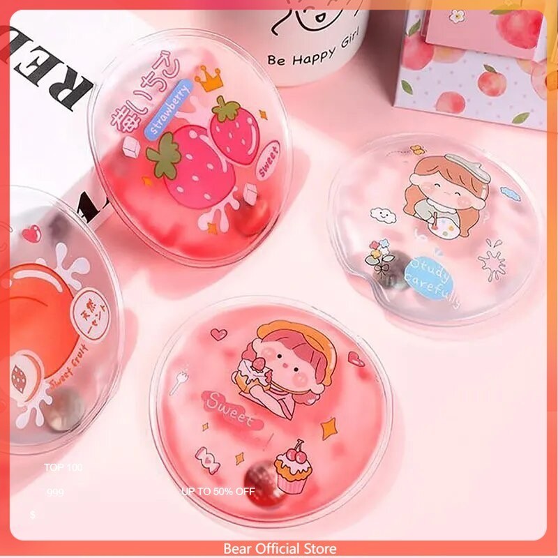 BARU GEL BANTALAN PENGHANGAT TANGAN KOMPRESI KARTUN/GEL HAND WARMER BANTALAN PENGHANGAT GEL YANG