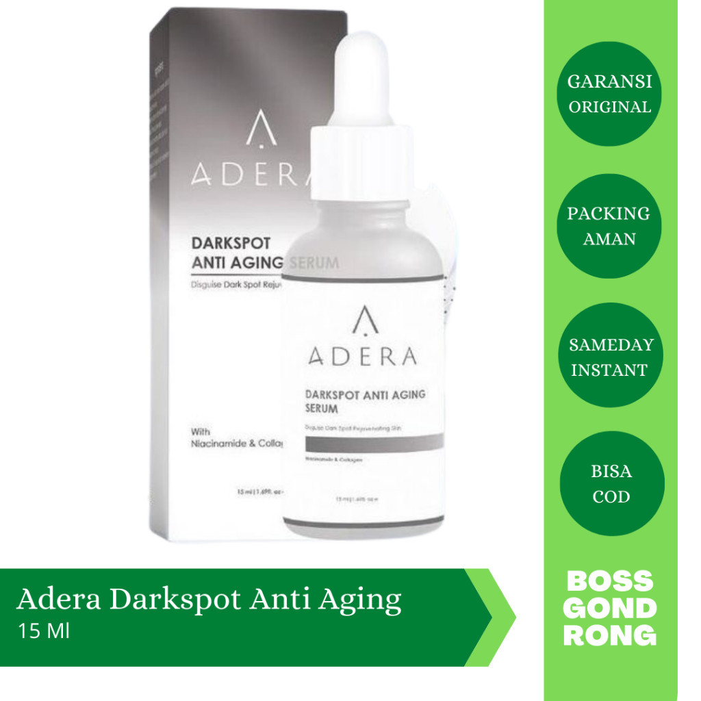 Adera Dark Spot Anti Aging Serum Penghilang Flek Hitam Original BPOM