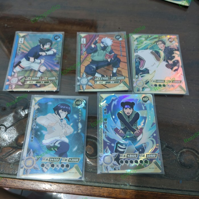Set Kartu Naruto kakashi sasuke sakura madara kiba kisame original