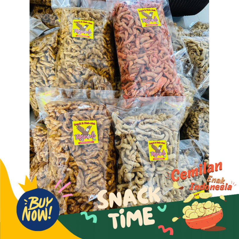 

PROMO SPESIAL 1kg KERIPIK USUS SUPER PREMIUM RAJAWALI Bu Lely (FREE BUBBLE) GURIH ASIN / BALADO / HOT BONCABE / PEDAS DAUN JERUK camilan lebaran