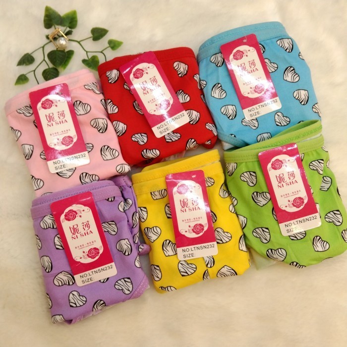 Celana Dalam Anak Perempuan Tanggung CD Anak Cewek Lusinan 12 Pcs
