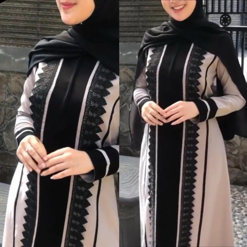 Terbaru Baju Gamis Abaya Muslim Wear Hijab Syari Dress Pesta Kondangan Jumbo Premium