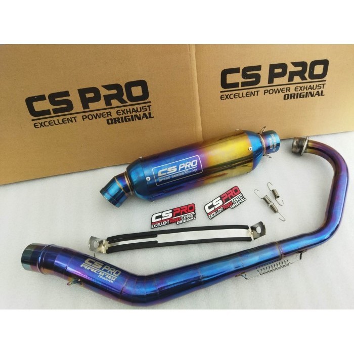 new KNALPOT RACING OVAL CS PRO FU MX KING SONIC R15 VIXION GSX 150 dll - FU KARBU