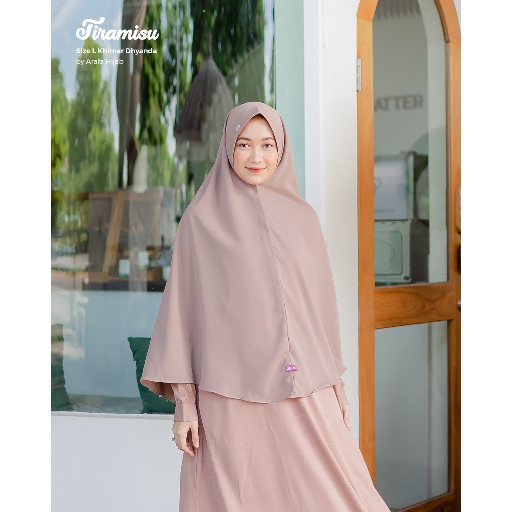 Arafa Hijab - Khimar Dhyanda L | Wolfis Premium | Pet Antem  Jilbab Kerudung Syari By Atheena Hijab