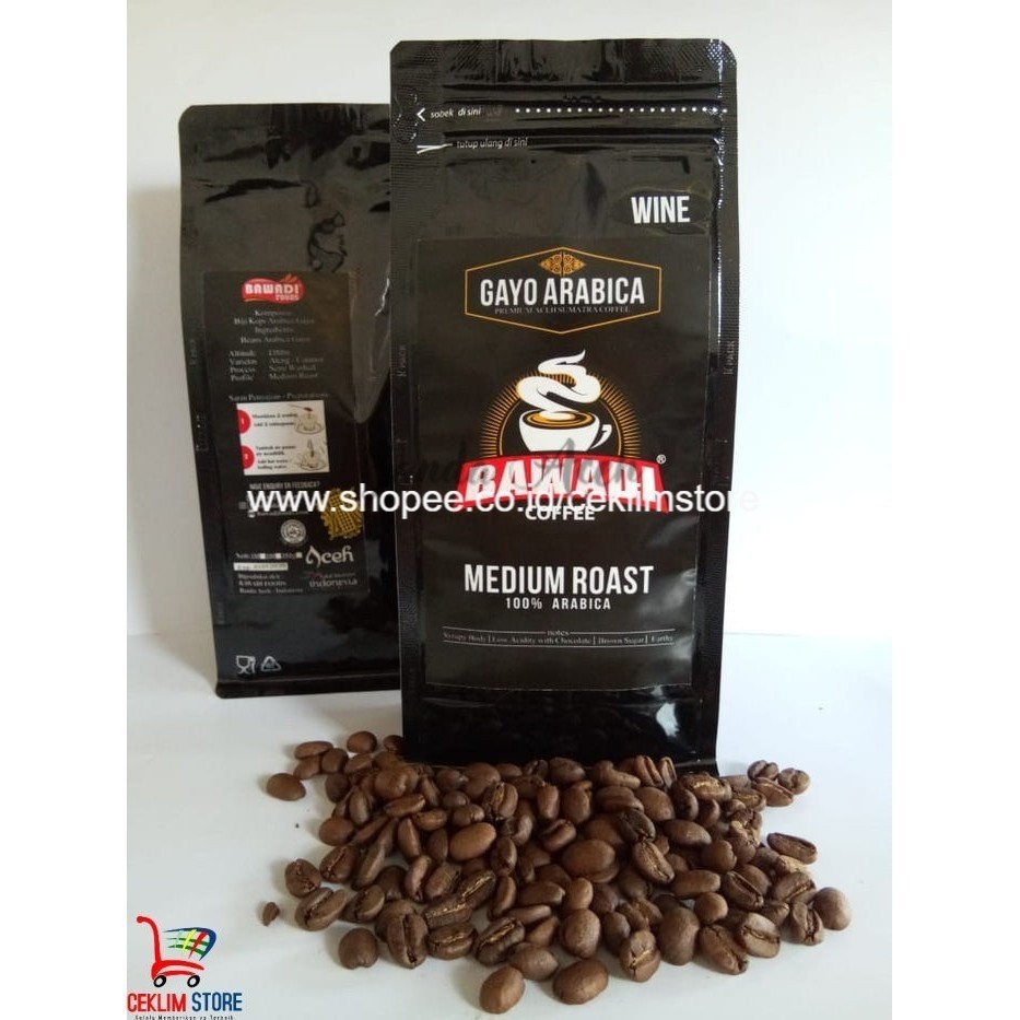 

Kopi Gayo Arabica Wine Bawadi 200 Gr