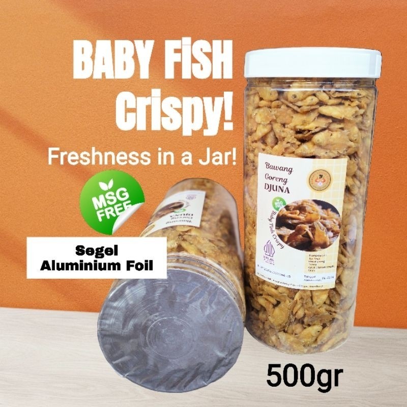 

Baby Fish Crispy 500gr | Baby Fish Ikan Crispy 500gr SETENGAH KILO