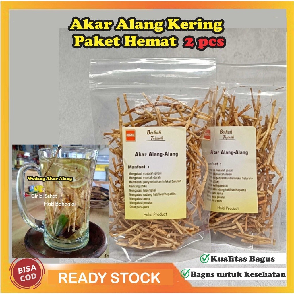 

Akar Alang Alang Wedang Tradisional Herbal Akar Alang Kering (Paket Hemat)