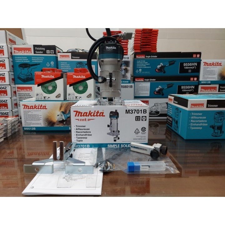 Mesin Profil Kayu MAKITA M3701B Mesin Trimmer Router Profil Trimer Kayu MAKTEC MT370