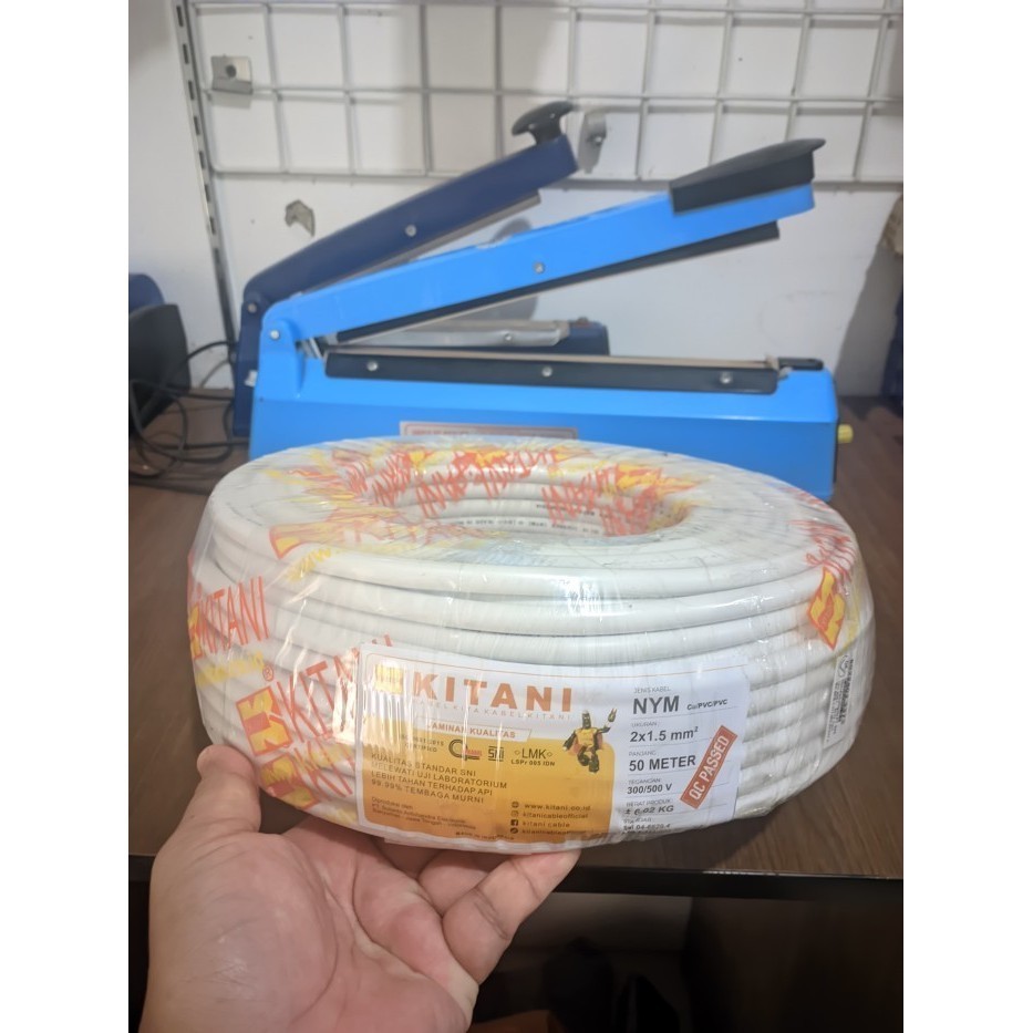 Kabel KITANI NYM 2x1,5 Eceran Per Meter / Kabel Listrik TEMBAGA