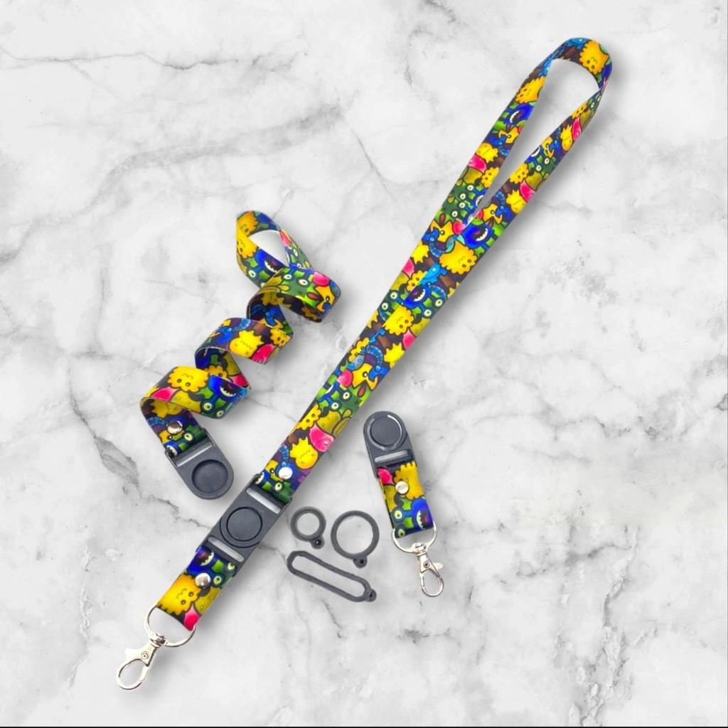 

Lanyars Tali Lanyard Gantung Doodle Stars Yellow