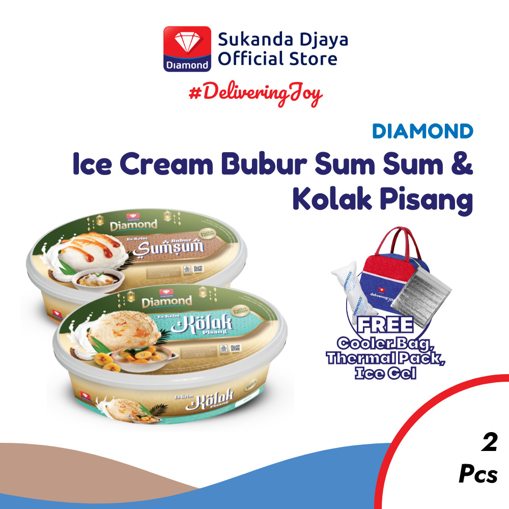 

Diamond Ice Cream Bubur SumSum dan Kolak Pisang 700 ML [Free Cooler Bag]