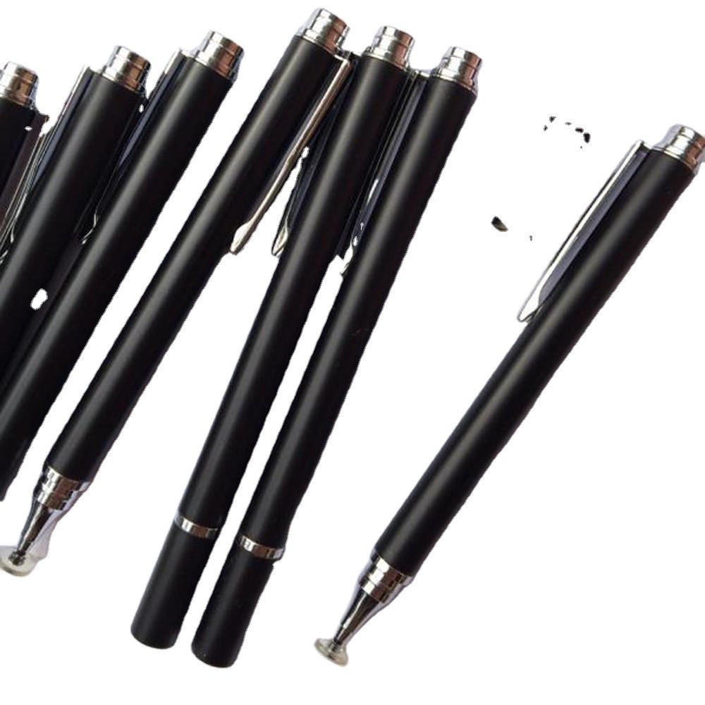 

Disk Pena Stylus untuk Warna Hitam Stylus Lembut Semprotan Sentuhan Pena Perak