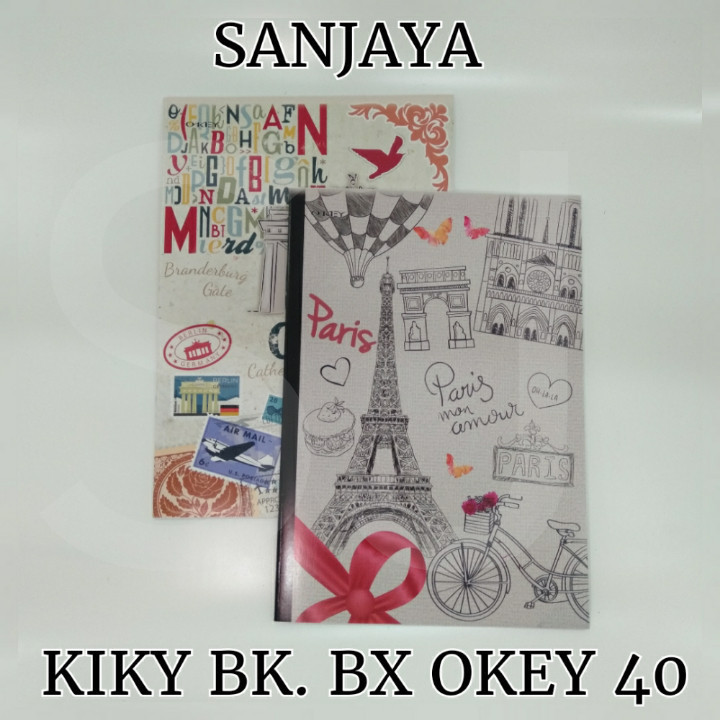 

(HASANS HOME)Kiky Buku Tulis Bx 40 Lembar / Buku Sekolah Anak / Buku Tulis Sekolah / Kiky Bk. Bx Okey 40