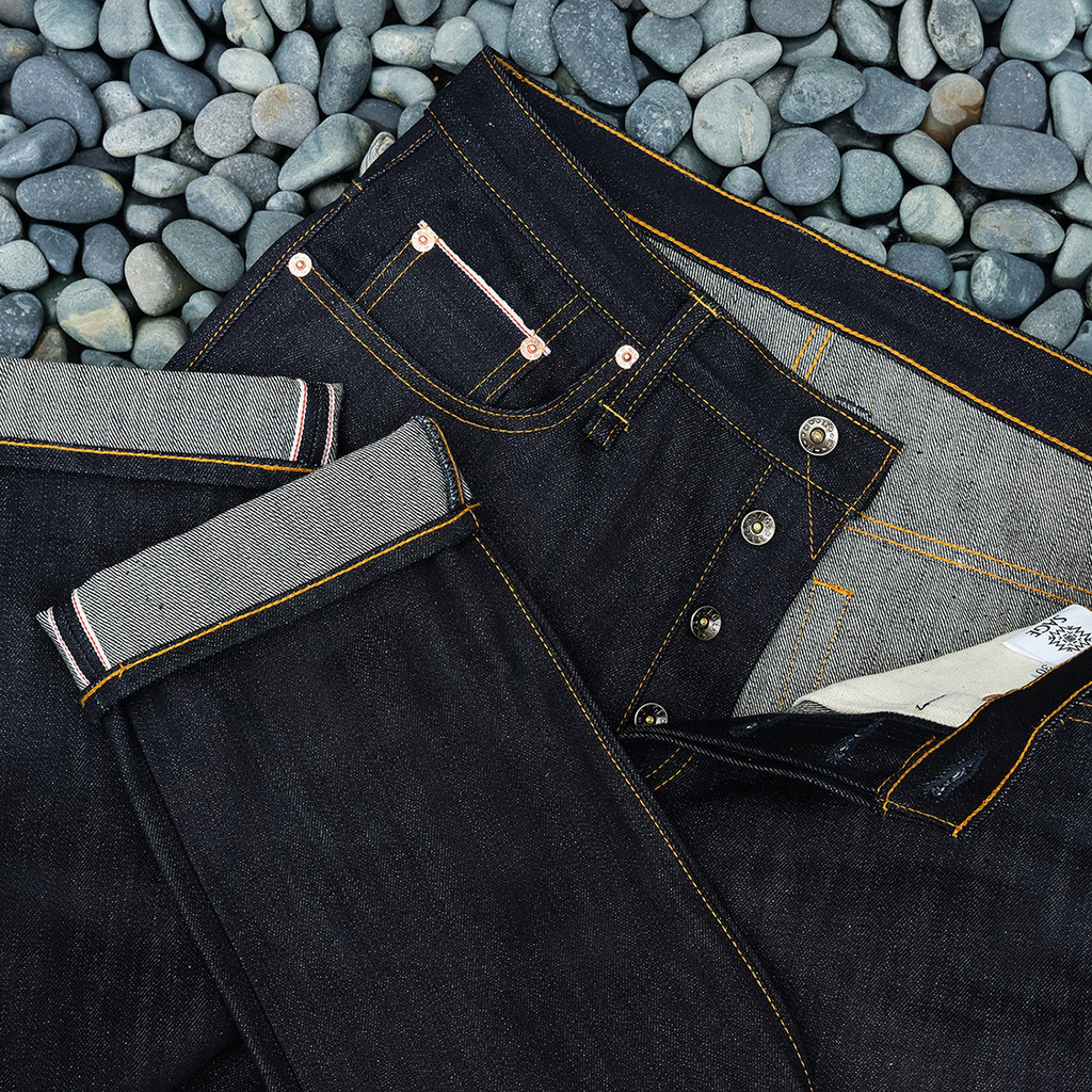 Sage Origins : Goldmane 14Oz Sanforized Extra Deep Indigo Selvedge Denim