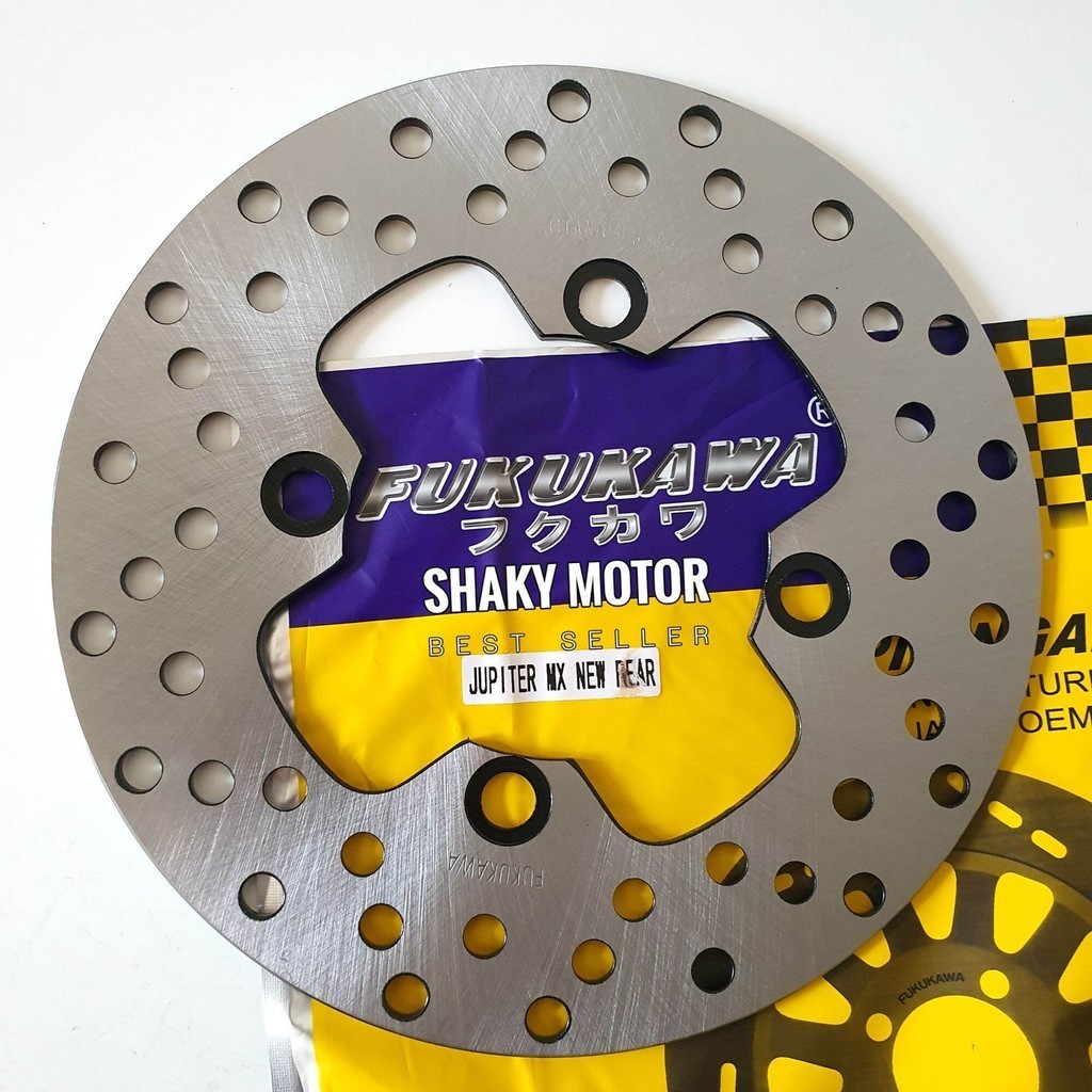 PIRINGAN CAKRAM JUPITER MX NEW BELAKANG MERK FUKUKAWA DISC ROTOR YAMAHA jupiter mx new BLK MERK FUKU