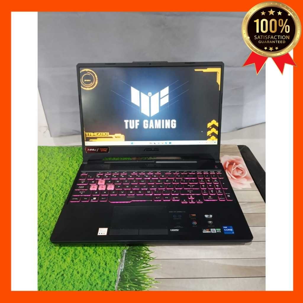 Asus Tuf Gaming F15 FX506HC Core i7 Gen 11 RAM 16GB SSD 512GB RTX 30504GB Layar 15,6 Inch FHD 144Hz