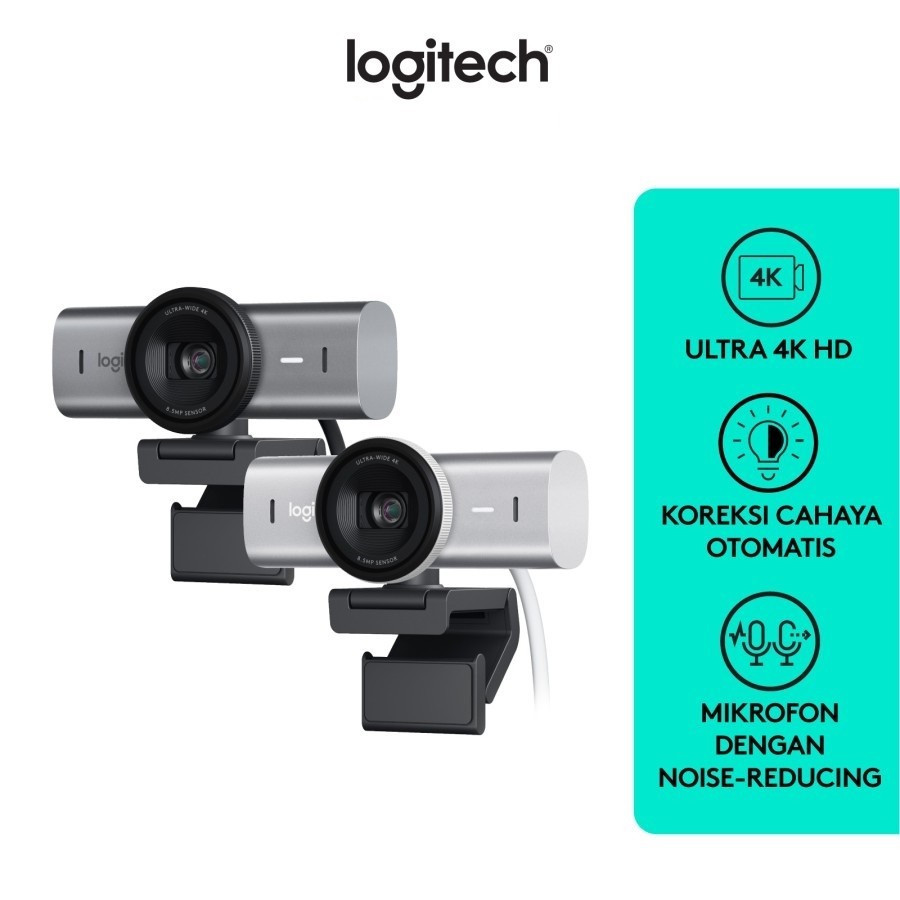 Logitech MX Brio Webcam Streaming UHD 4K1080p 60FPS Noise-Cancelling