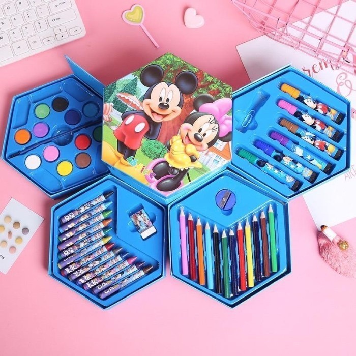 

Crayon Stationary Set Isi 46 Pcs Pensil Crayon Warna 46in1