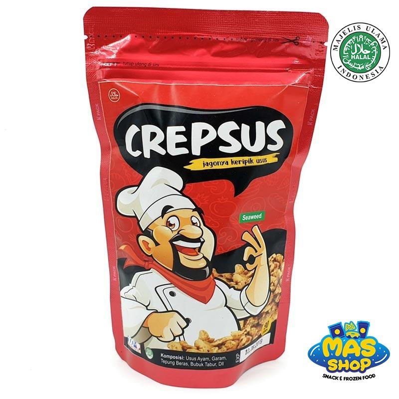 

Kripik Usus Crepsus Snack keripik Usus Ayam Amanah