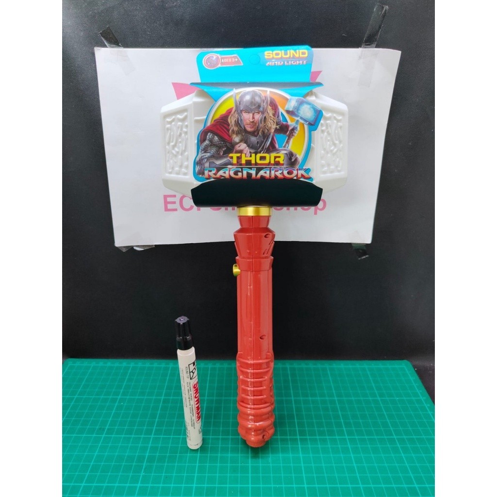 Th0r ragnarok Sound LightAv3ngers Infinity WarMainan Anak Kapak Avengers amp Palu TH0R LampuSuara