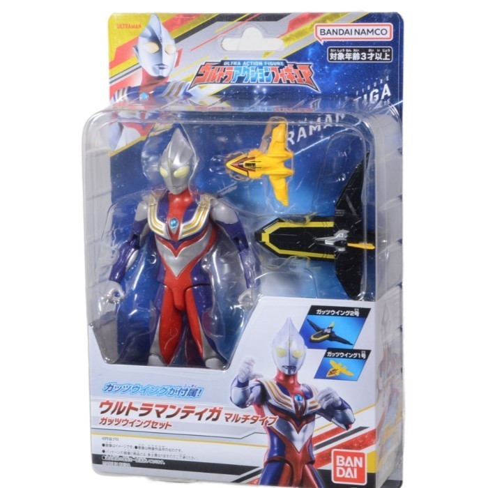 Bandai Ultra Action Figure Ultraman Tiga Multi Type Guts Wing Set