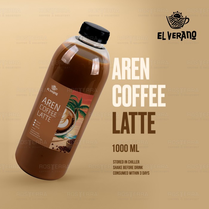 

El Verano Coffee Kopi Susu Gula Aren Botol 1 liter RTD Ready To Drink