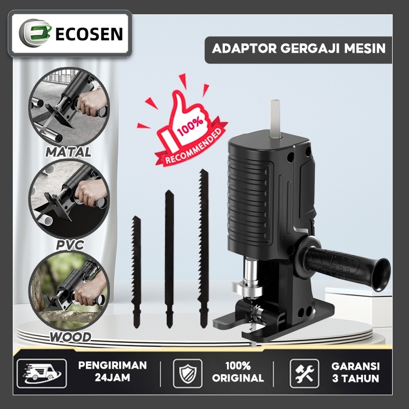 COD ELLKA Adapter Jigsaw Gergaji Mesin Adapter reciprocating Jigsaw Adapter Mesin Jig Saw Bor Konekt