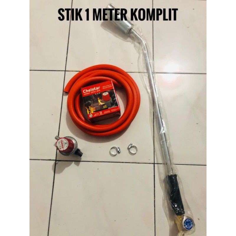 fd42wq Kompor tikus 1 meter komplit / kompor blower 1meter / 100cm lengkap