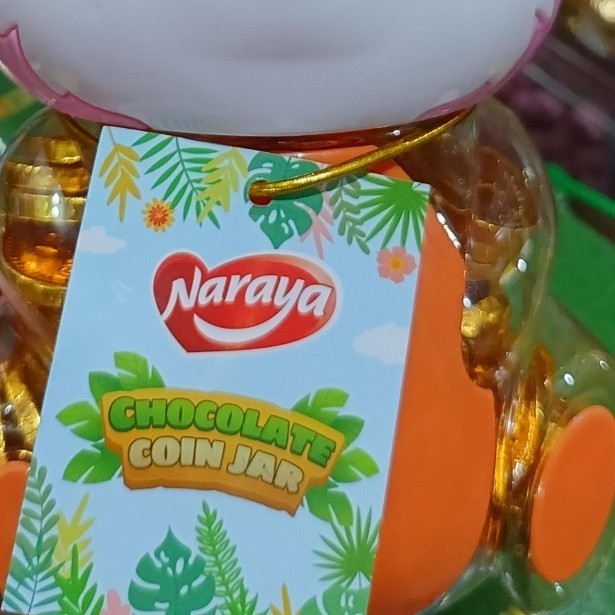

NARAYA Coklat coin panda CHOCOLATE COIN JAR