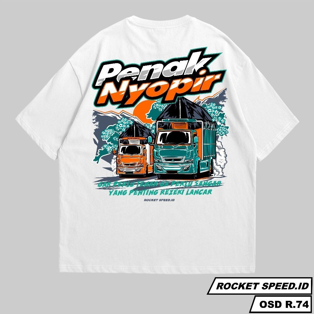 Kaos Truck Penak Nyopir | Kaos Truck | Kaos Truck Fashion | Kaos Truck Distro