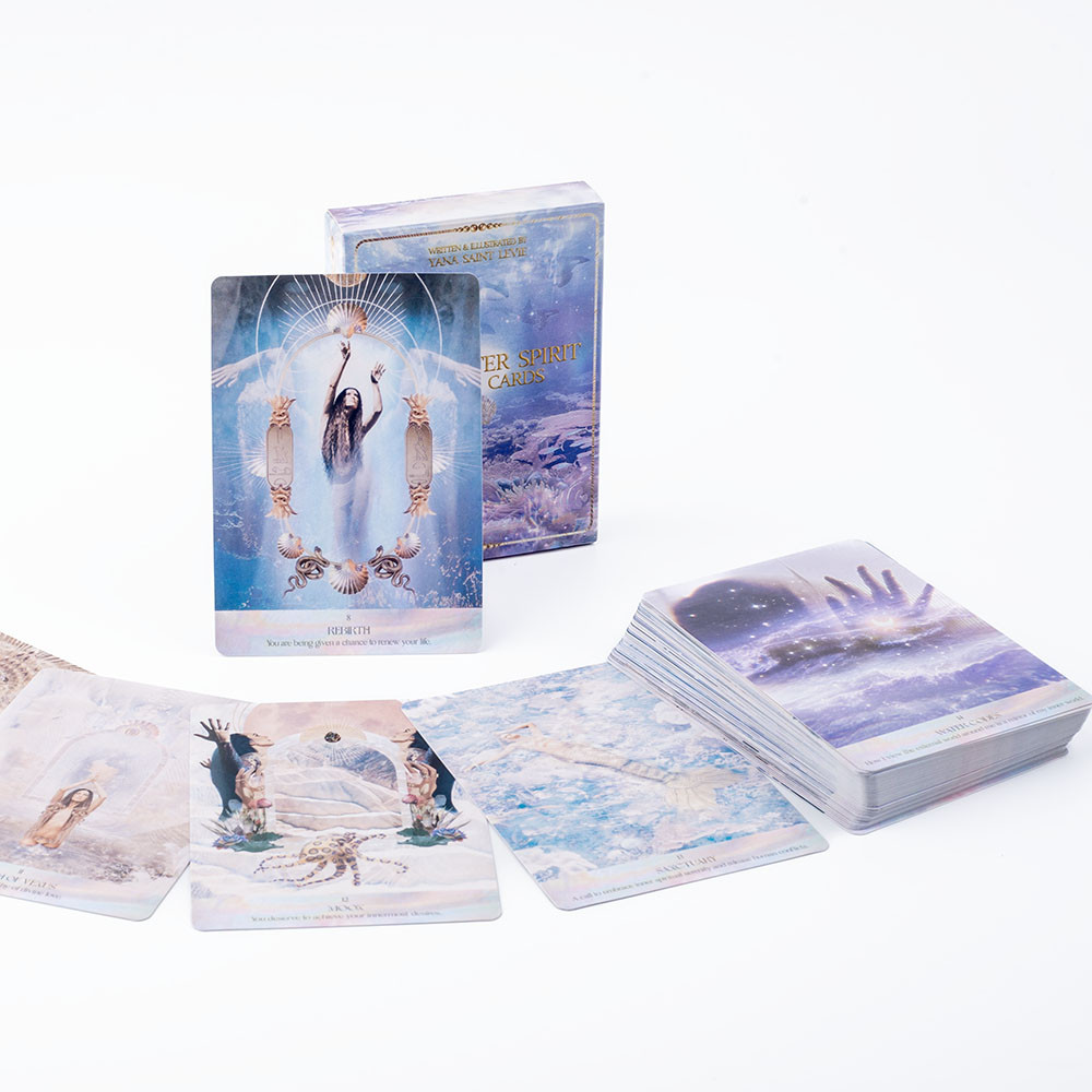 

Salt Water Spirit Oracle Cards English Visions Divination Edition Deck Board Playing Games