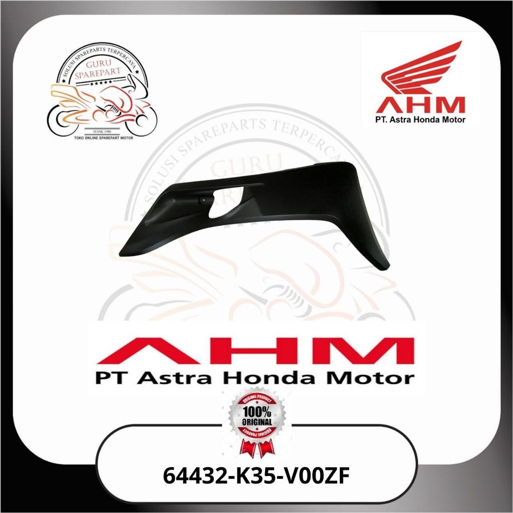 Honda  Cover Samping Kiri Hitam PCX 150 64432K35V00ZF