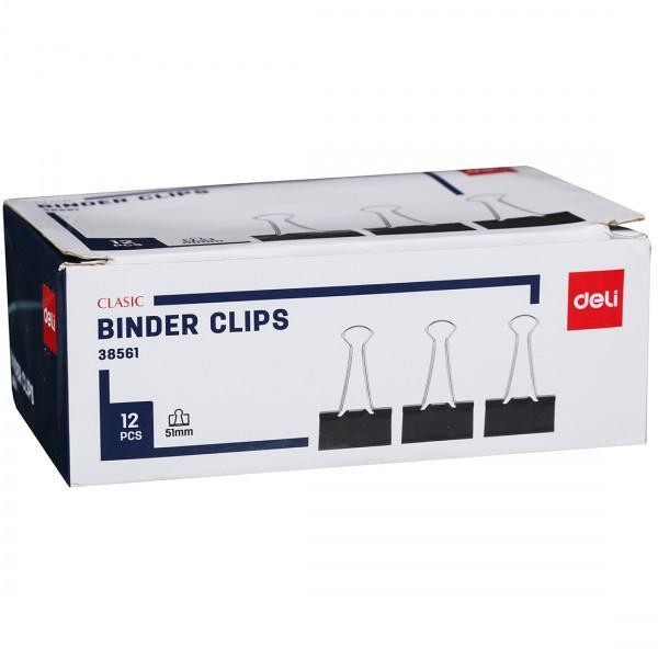 

Deli Binder Clips Clasic - Binder Clip Deli - Penjepit Kertas Deli